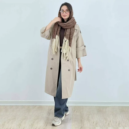 ترنچ کت بلند 1007999