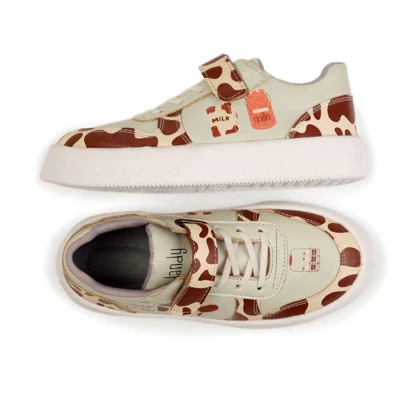 کفش بچه گانه دندی طرح گاوی _ Mu