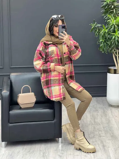شکت چهارخونه تک جیب