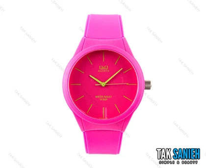 ساعت مچی زنانه مردانه کیو اند کیو مدل Q&amp;Q-2279-G-L