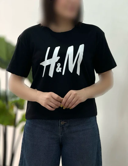 تیشرت پنبه H&M