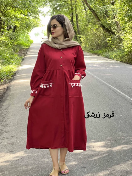 پیراهن مانتویی یلدا