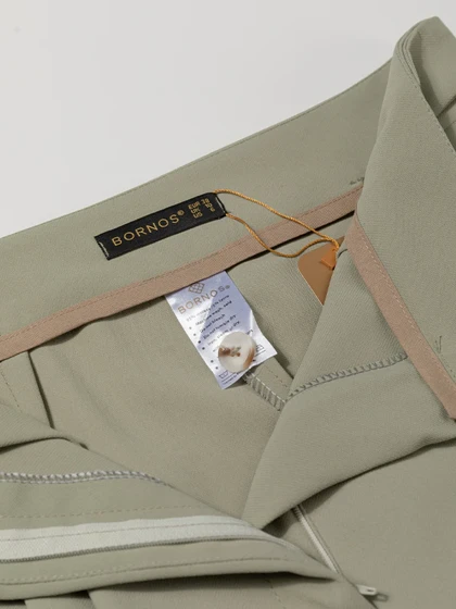 شلوار زنانه کرپ پیلی دار از بالا گشاد 10111