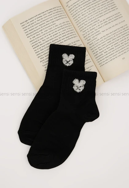 جوراب نیم ساق میکی موس کد1005603