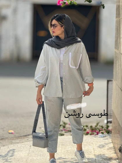 مانتو راه راه ملو