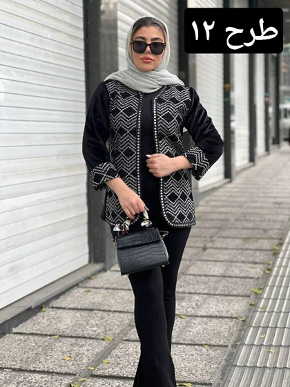 کت مزونی مخمل کد 1438