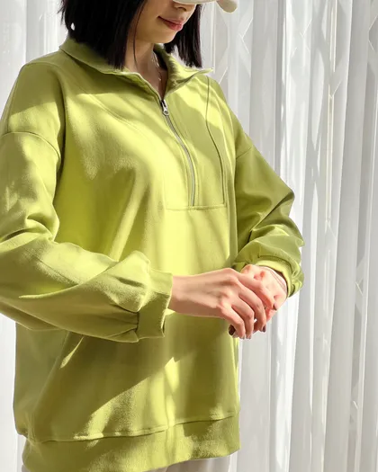 سویشرت نیم زیپ 401200