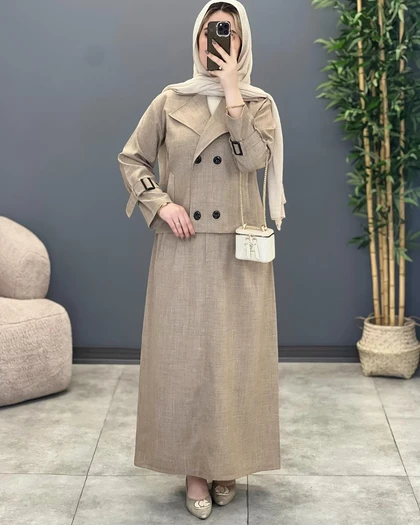 کت و دامن پاپیون رسمی شانتون