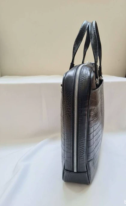 کیف اداری مدل ابرویی چرم طبیعی گاوی