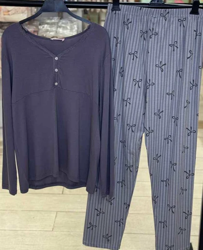 بلوز شلوار نرمال سکسن کد40190