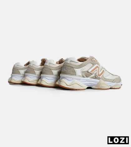 کفش کتانی زنانه کرم گلبهی NEW BALANCE 9060