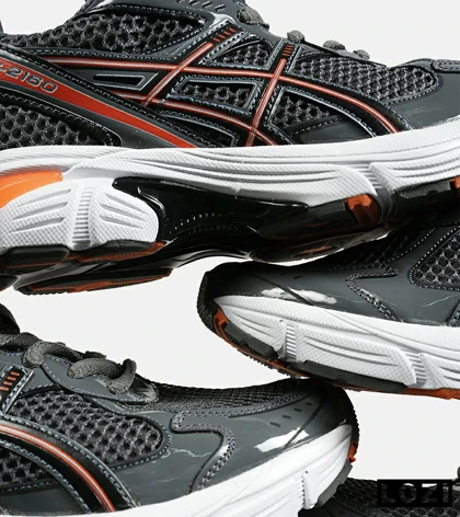 کفش کتانی مردانه خاکستری نارنجی ASICS GT 2160
