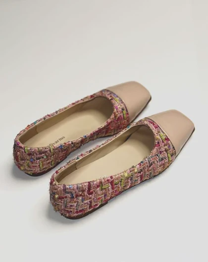 کفش کالج زنانه مدل Stradivarius Flat shoes - FLb42