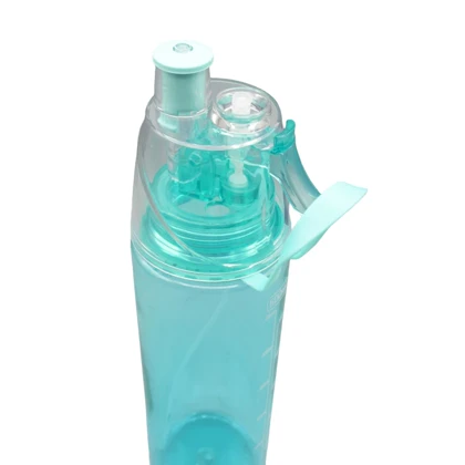 قمقمه ورزشی نیو بی مدل phil شفاف 0.6 لیتر اسپری دار