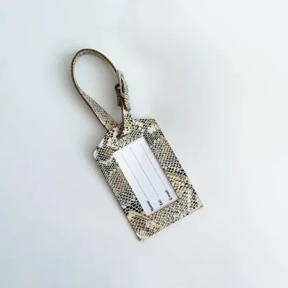 تگ چمدان طرح برند چرم نئون مدل Tag302