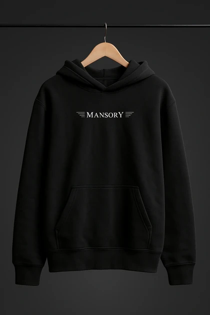 هودی مشکی طرح منصوری