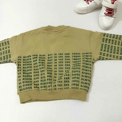 بلوز بچه گانه زیتونی THE END خارجی