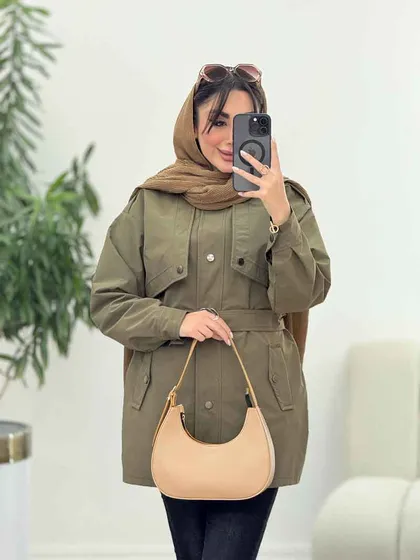 بارانی ژیله دار سپیدار