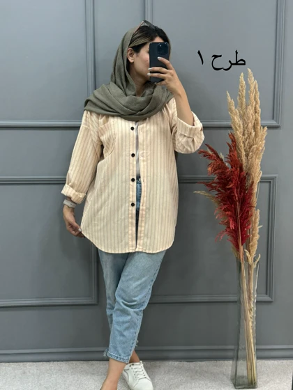 مانتو چهارخونه غنچه