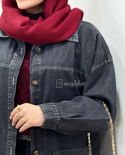 کت جین بلند پاییزه کیمیا