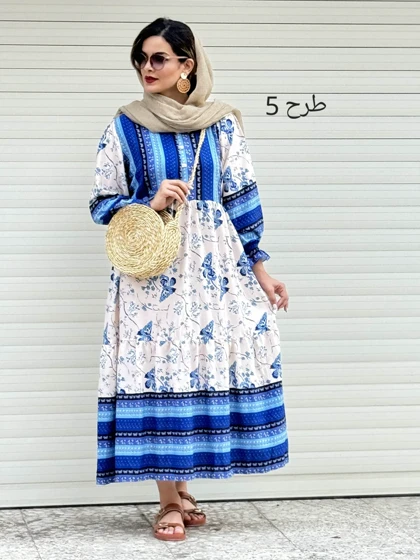 مانتو پیراهنی دکمه دار غزال