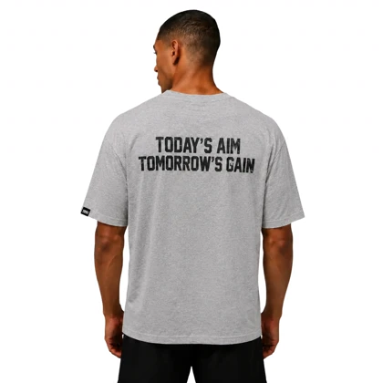 تیشرت مردانه زنانه اورسایز نخی 1991 today's aim tomorrow's gain مدل TS19115