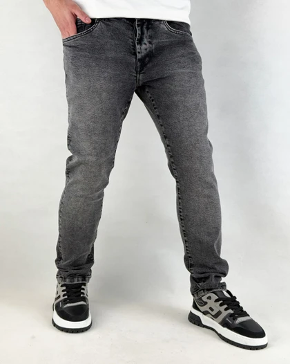 شلوار جین مردانه اسلیم فیت رنگ زغالی ronak dsquared