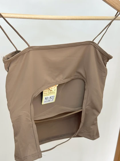 تاپ نیم‌تنه بند اسپاگتی