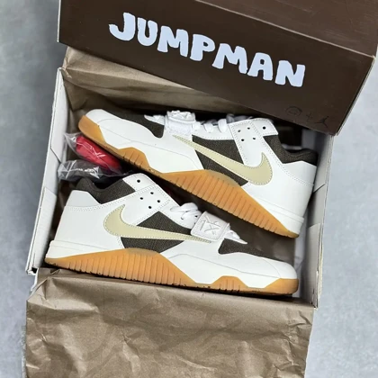 کفش نایک تراویس اسکات جامپ من موکا Nike Travis Scott Jumpman Mocha