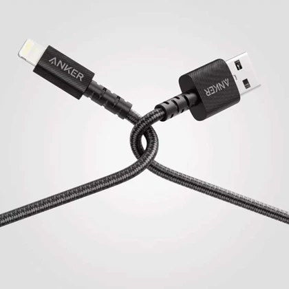 کابل فست شارژ یو اس بی به لایتنینگ 90 سانتی متری انکر A8012H12