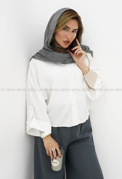 شومیز زنانه سیلک کیمونو کد1006270