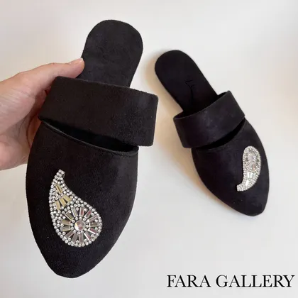 صندل جلو بسته نگینی