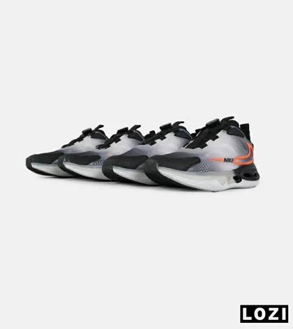 کفش کتانی مردانه و زنانه طوسی مشکی نارنجی NIKE AirMax Advantage مدل 7407