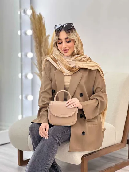 مانتو مازراتی شش دکمه جیب نما