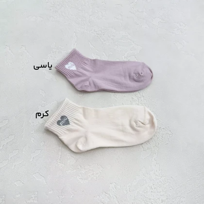 جوراب زنانه طرح قلب