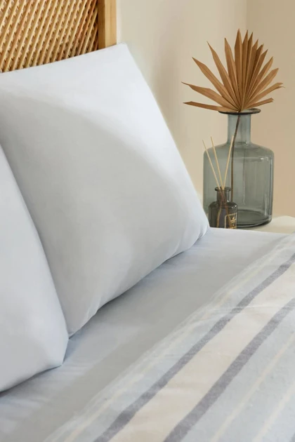سرویس روتختی دو نفره Karaca Home مدل Lynora پنبه و پلی‌استر - آبی