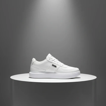 کفش تخت Zara مردانه سفید مدل Kiyan