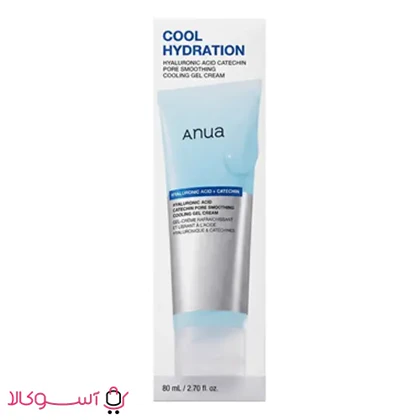 ژل کرم خنک کننده و آبرسان آنوا مدل Hyaluronic Acid حجم 80 میل