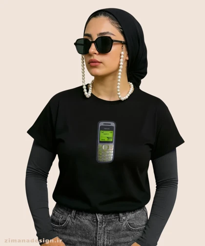 کراپ زنانه نوستالژی طرح نوکیا 1200