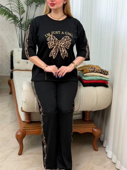 ست پاپیون پلنگی 3757