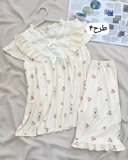 ست بلوز و شلوارک 5 طرح کد 5537