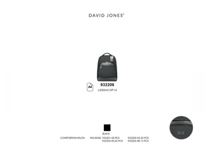 کوله پشتی مدل David Jones 932206