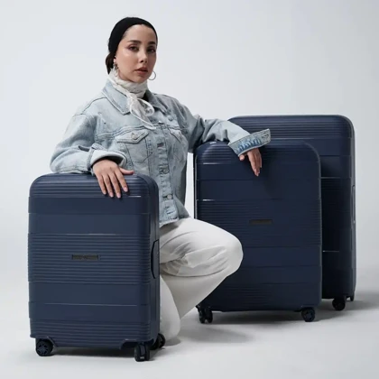 مجموعه 3 عددی چمدان رزمری مدل Rose Merry RL-201-3z_Blue