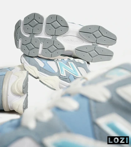 کفش کتانی زنانه آبی کرم NEW BALANCE 9060