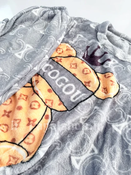 ست بلوز و شلوار حوله ای طرح خرس گوچی