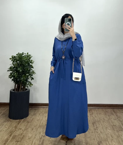 پیراهن مانتویی بلند آیناز 2 (ارسال رایگان)
