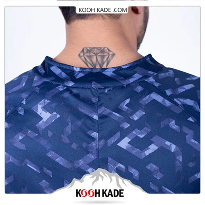 تیشرت ورزشی نیم زیپ ATOM