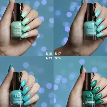 لاک ناخن بی اند دی B&D ساده سری N