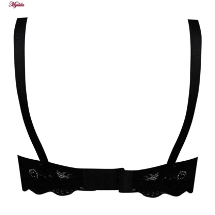 سوتین زنانه مدل گوشواره ای فنردار مشکی کد 5076