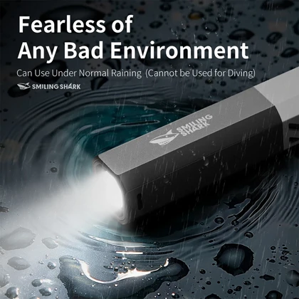 چراغ قوه شارژی اسمایلینگ شارک Smiling Shark مدل SD1020 پنج حالته